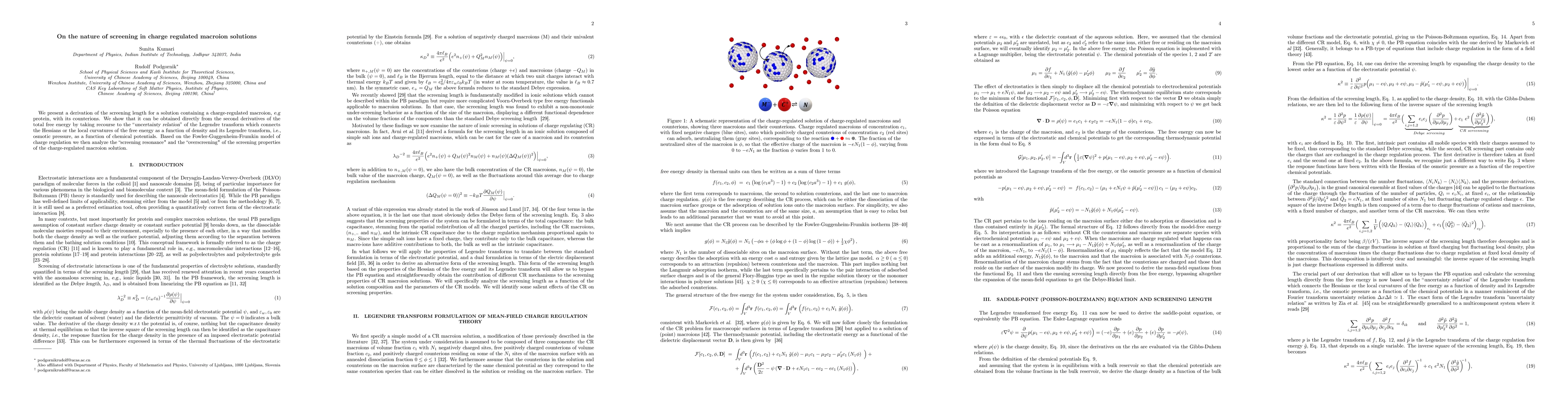 Thumbnail for On the nature of screening in charge regulated macroion solutions