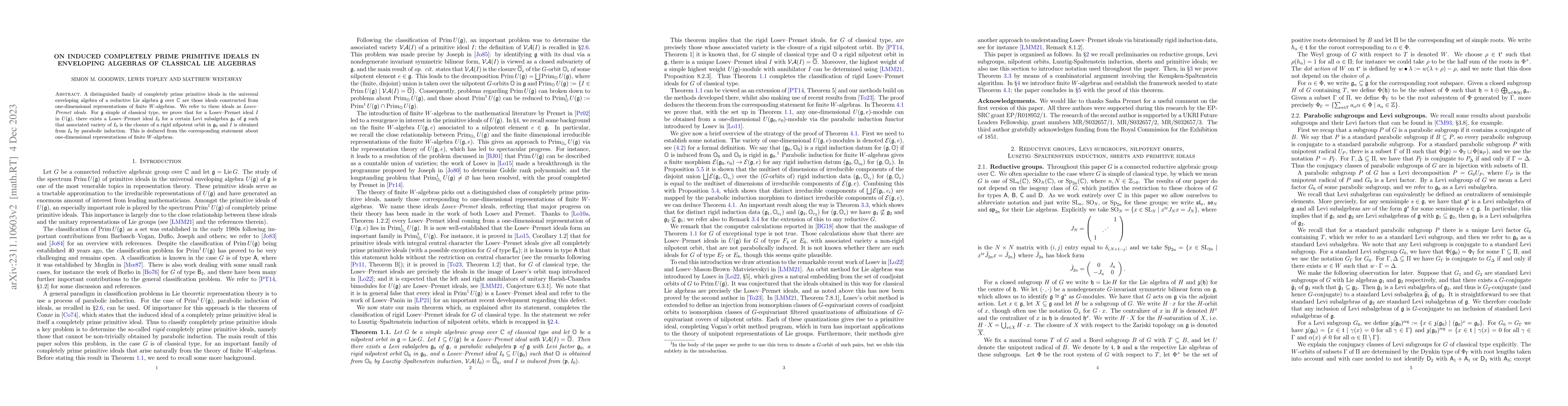 Thumbnail for On induced completely prime primitive ideals in enveloping algebras of
  classical Lie algebras