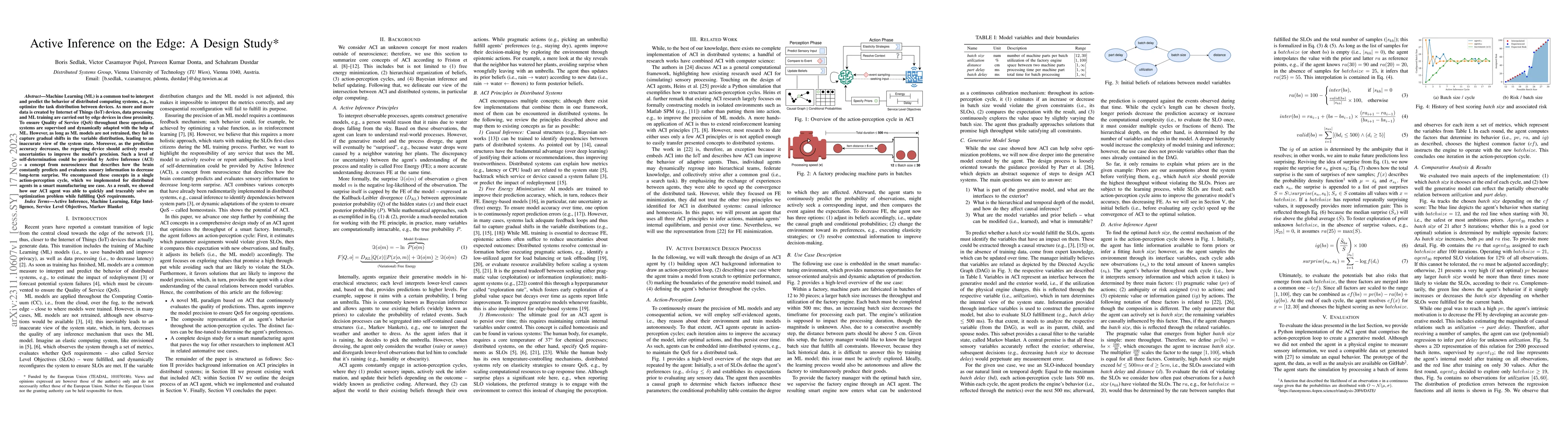 Thumbnail for Active Inference on the Edge: A Design Study