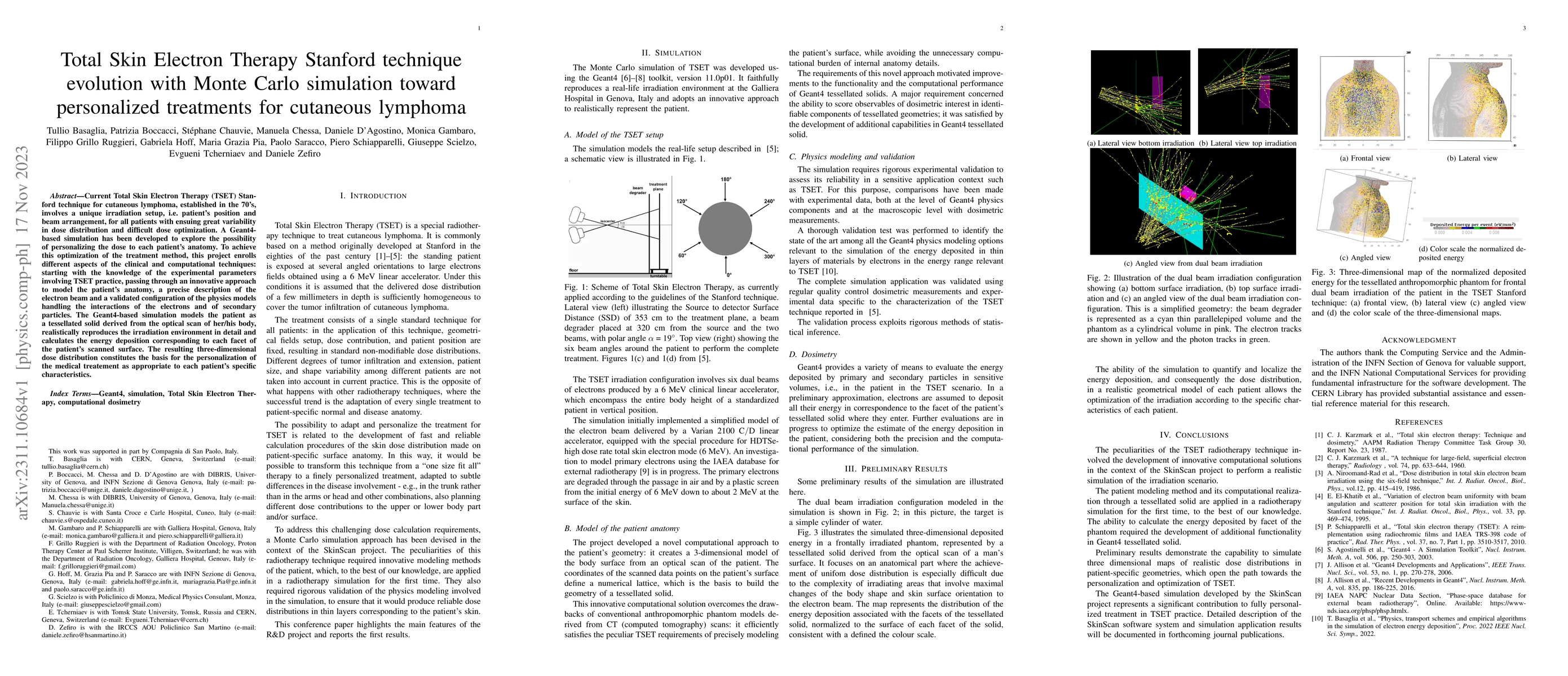 Thumbnail for Total Skin Electron Therapy Stanford Technique Evolution With Monte
  Carlo Simulation Toward Personalized Treatments For Cutaneous Lymphoma