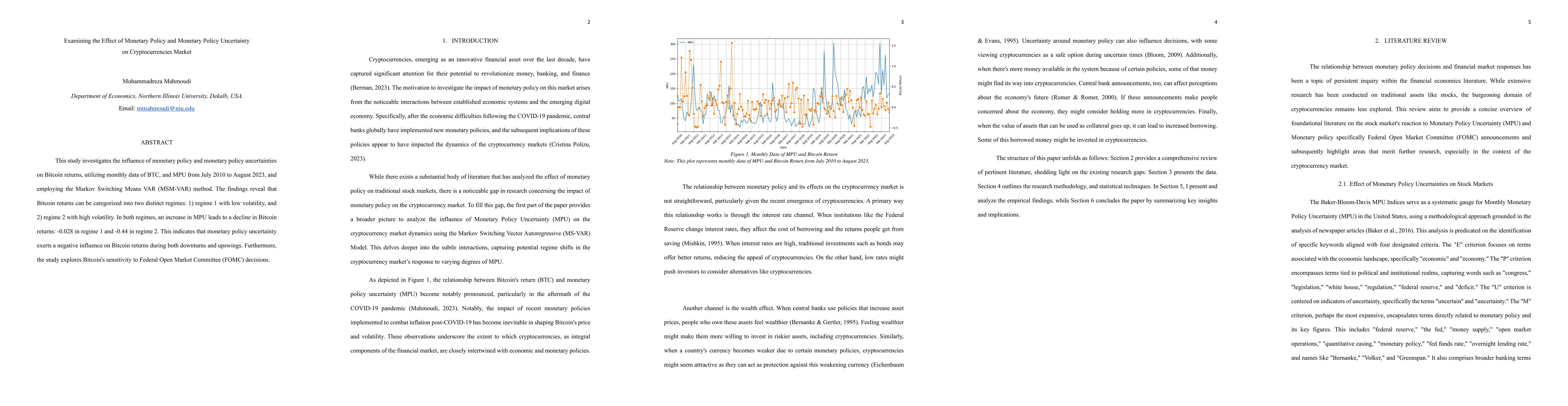 Thumbnail for Examining the Effect of Monetary Policy and Monetary Policy Uncertainty
  on Cryptocurrencies Market