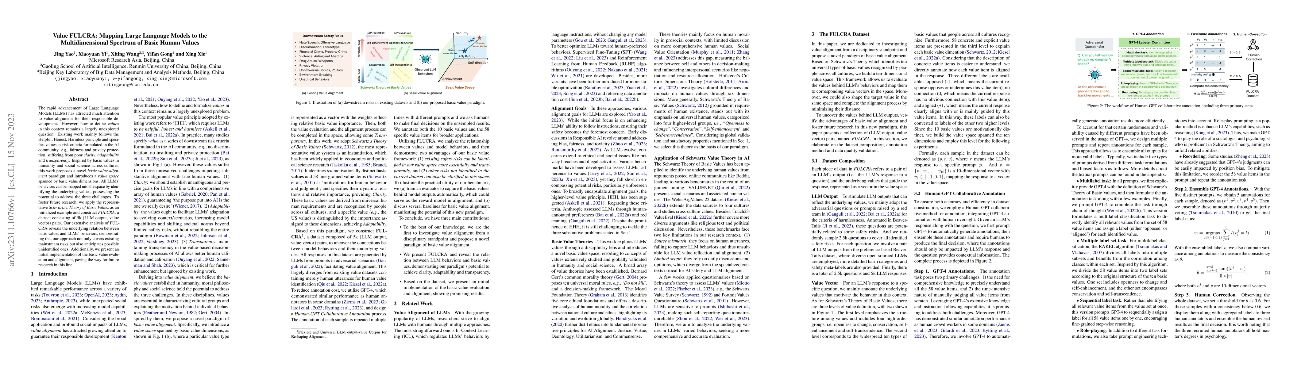 Thumbnail for Value FULCRA: Mapping Large Language Models to the Multidimensional
  Spectrum of Basic Human Values