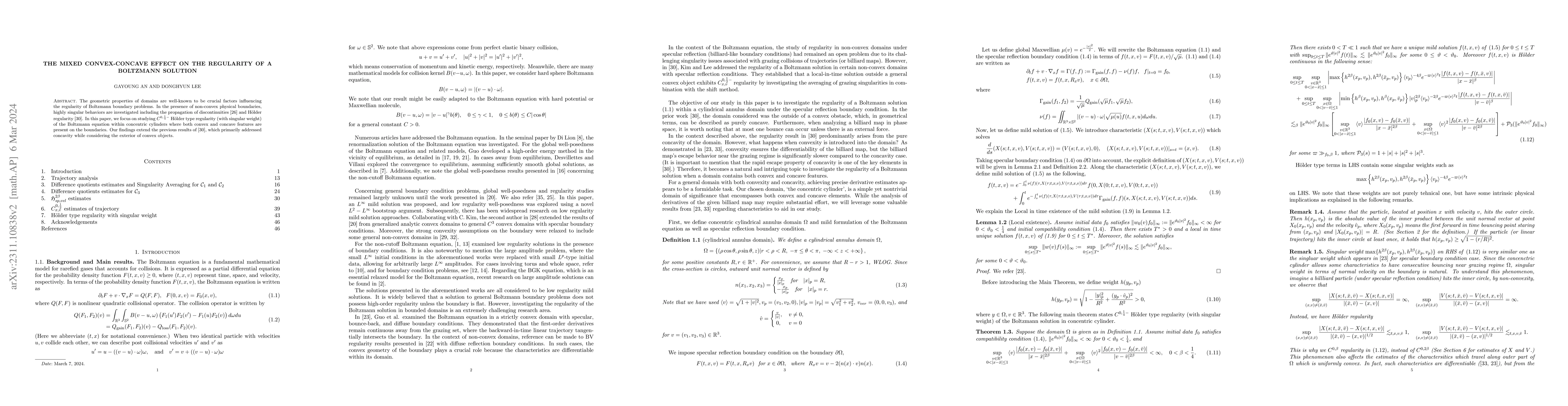 Thumbnail for The Mixed Convex-Concave effect on the regularity of a Boltzmann
  solution