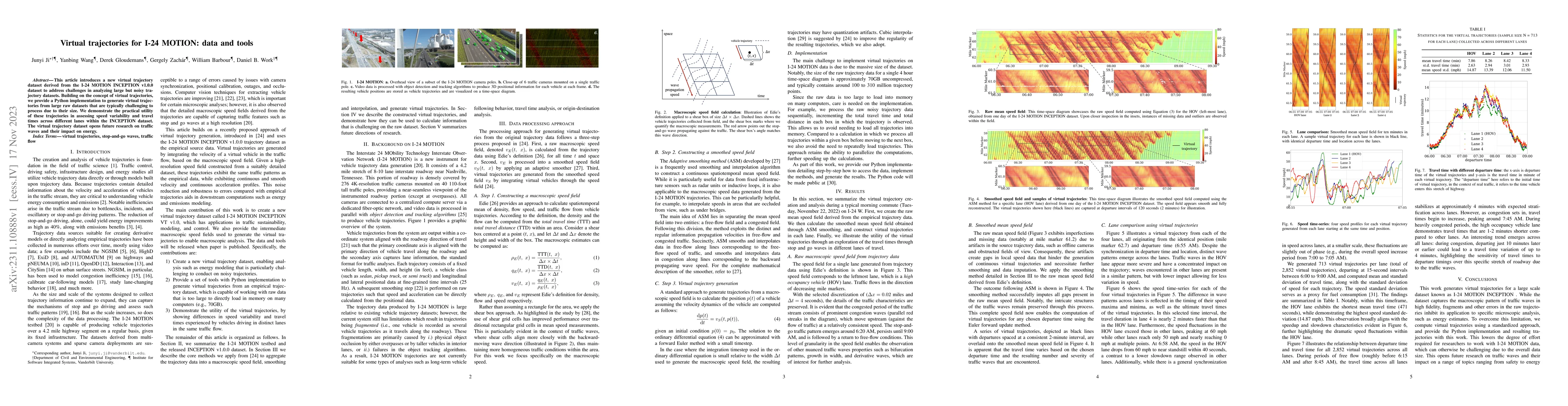 Thumbnail for Virtual trajectories for I-24 MOTION: data and tools