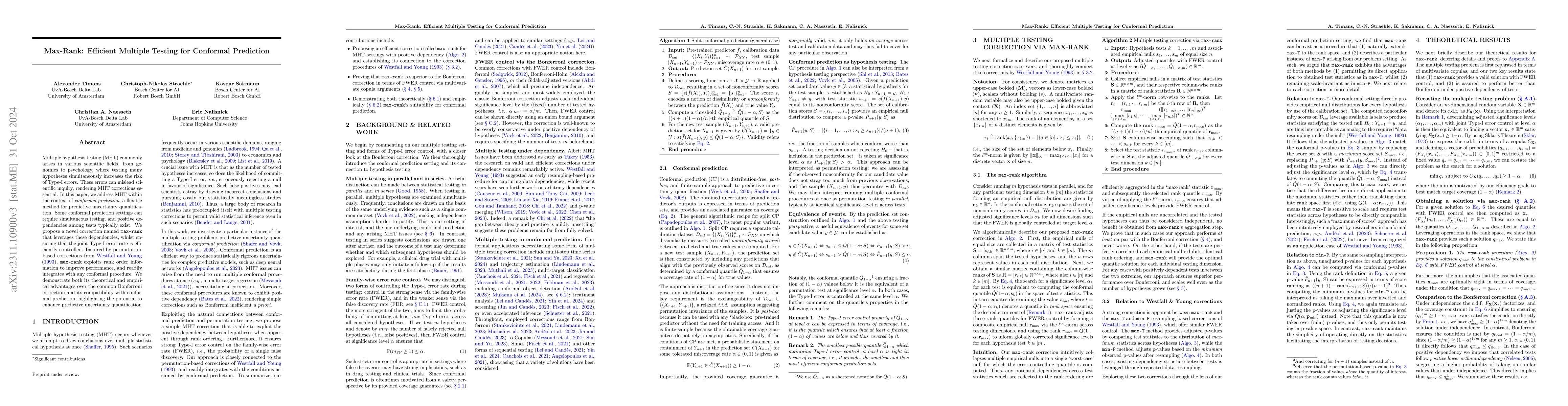 Thumbnail for A powerful rank-based correction to multiple testing under positive
  dependency