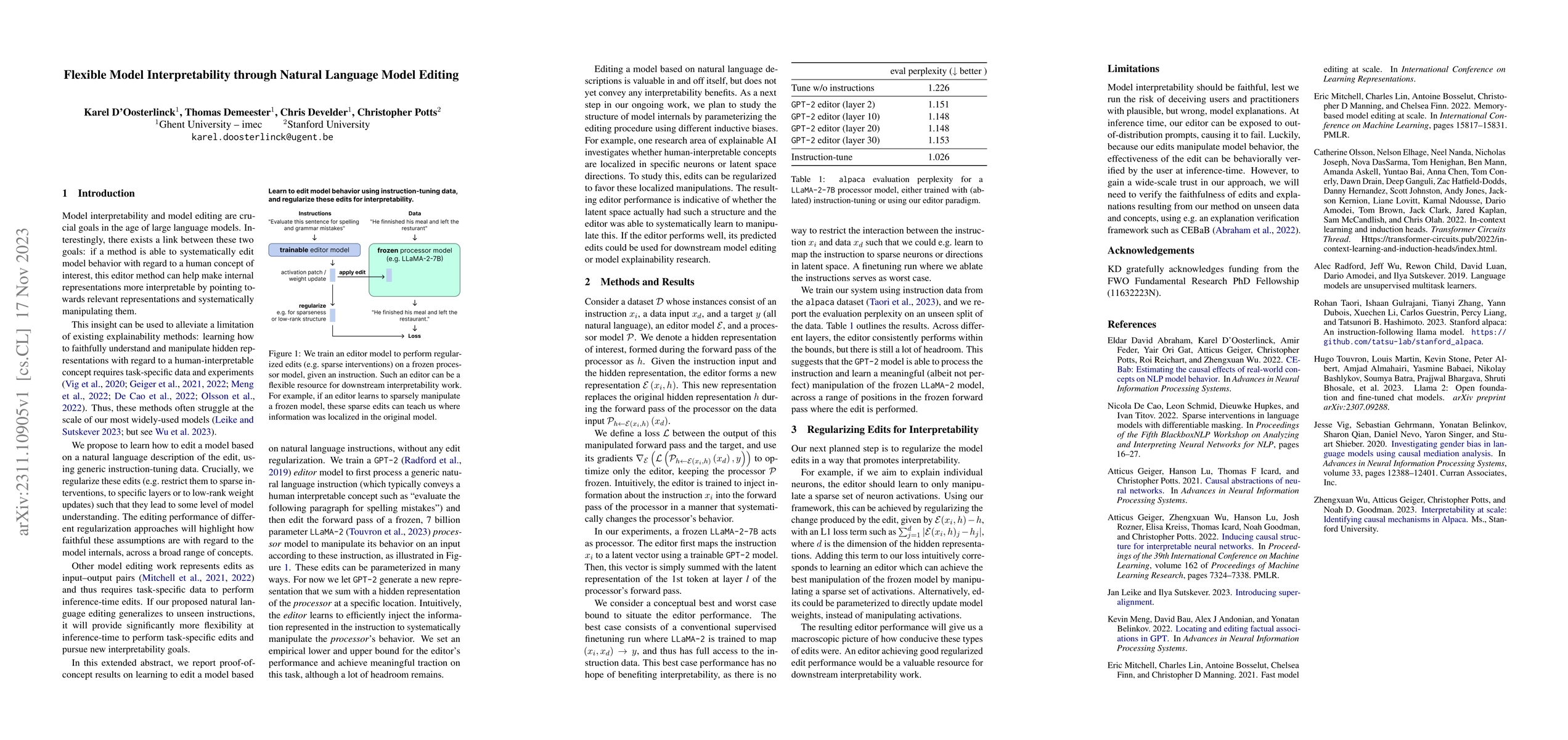 Thumbnail for Flexible Model Interpretability through Natural Language Model Editing