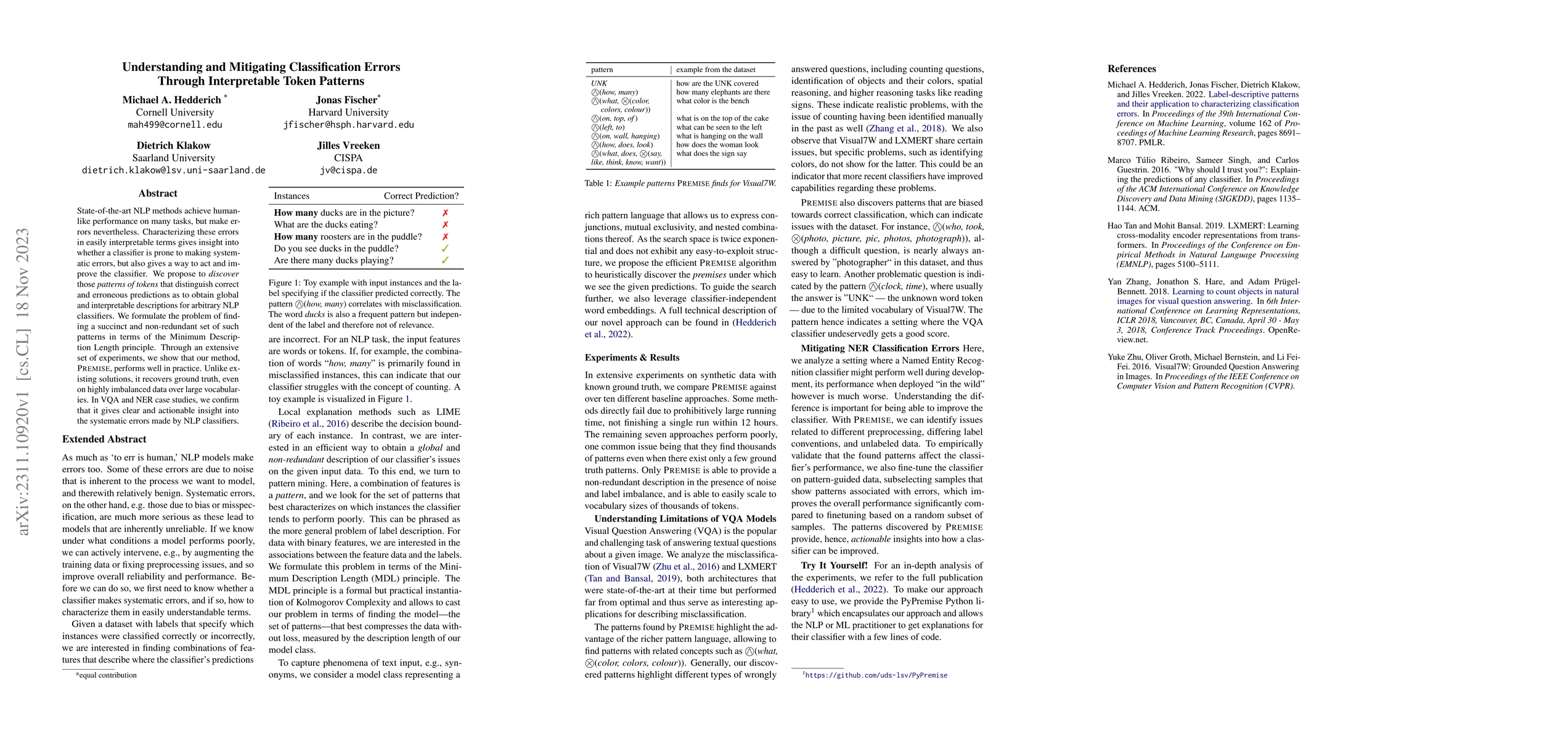 Thumbnail for Understanding and Mitigating Classification Errors Through Interpretable
  Token Patterns