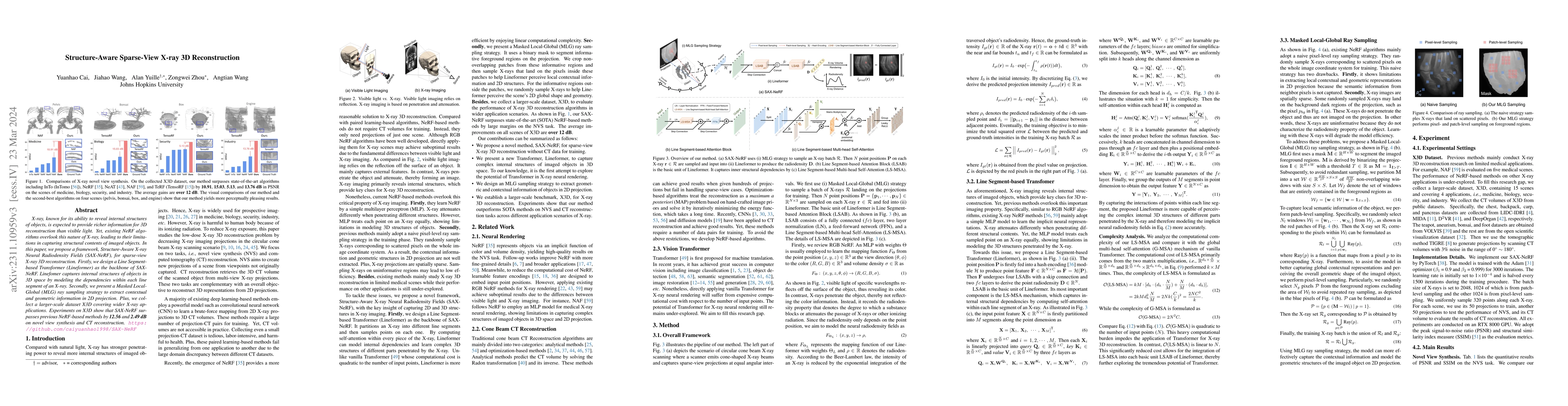 Thumbnail for Structure-Aware Sparse-View X-ray 3D Reconstruction