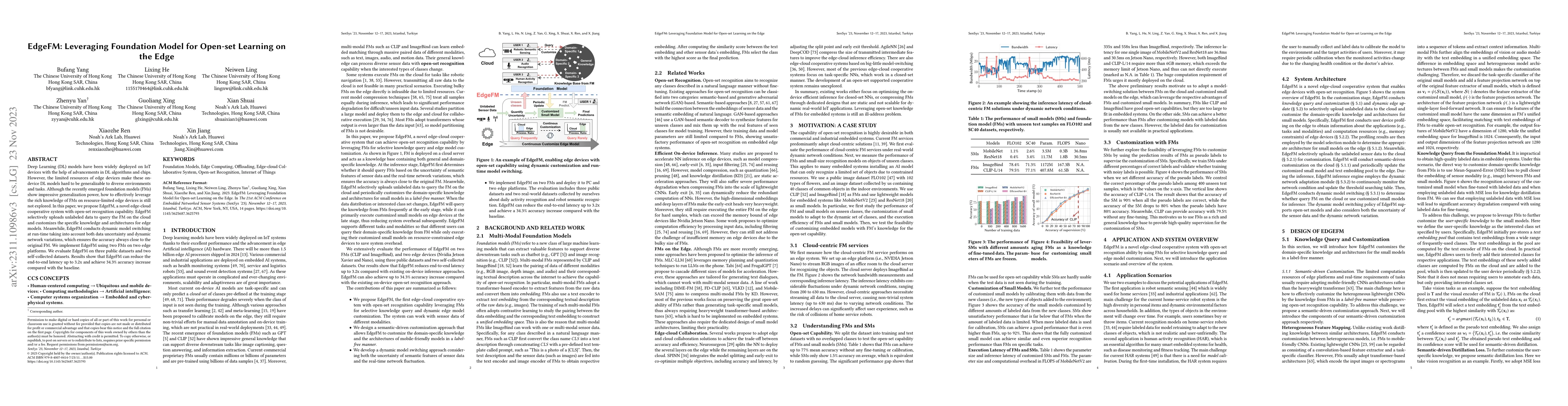 Thumbnail for EdgeFM: Leveraging Foundation Model for Open-set Learning on the Edge