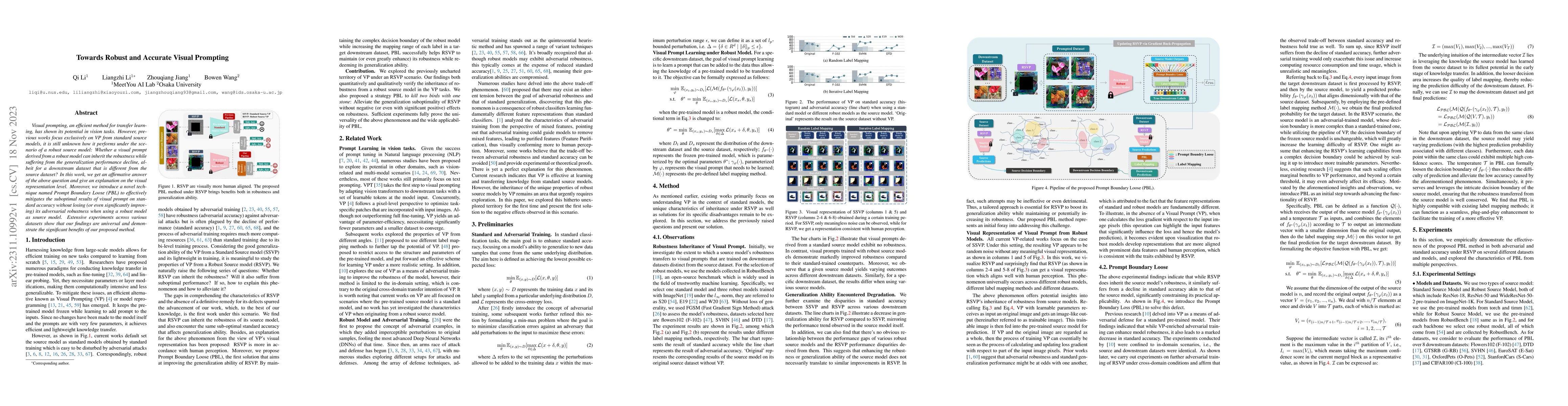 Thumbnail for Towards Robust and Accurate Visual Prompting