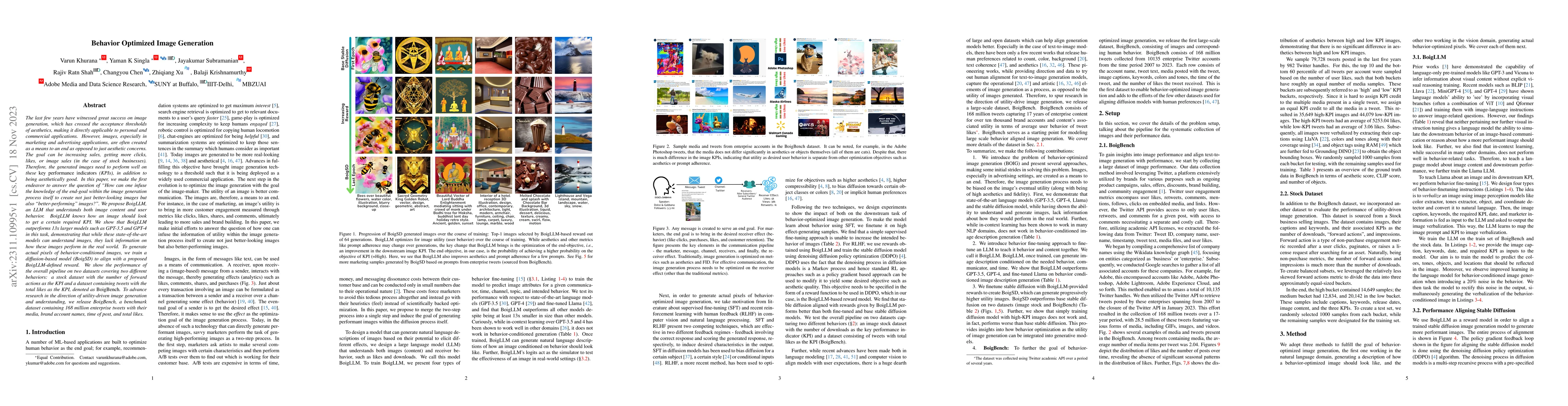 Thumbnail for Behavior Optimized Image Generation