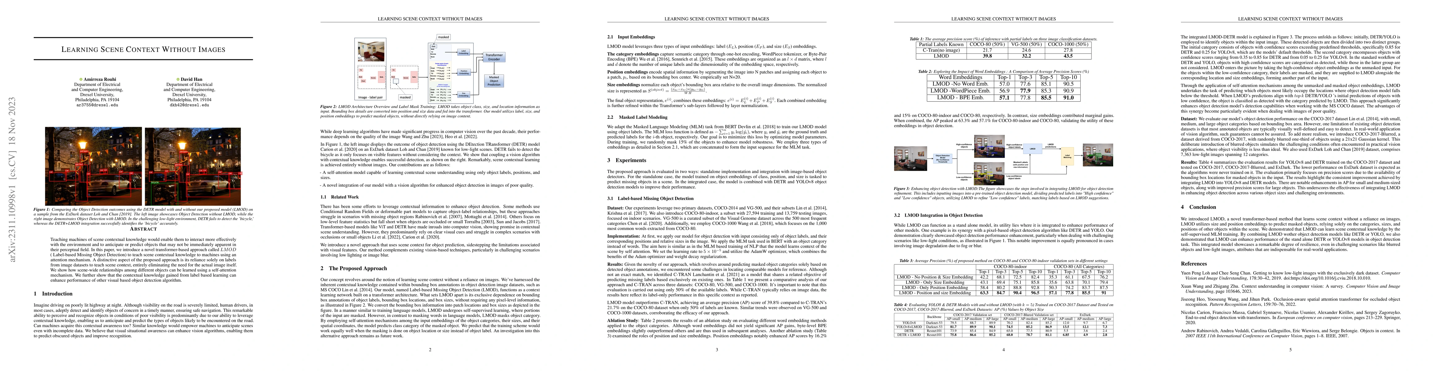 Thumbnail for Learning Scene Context Without Images
