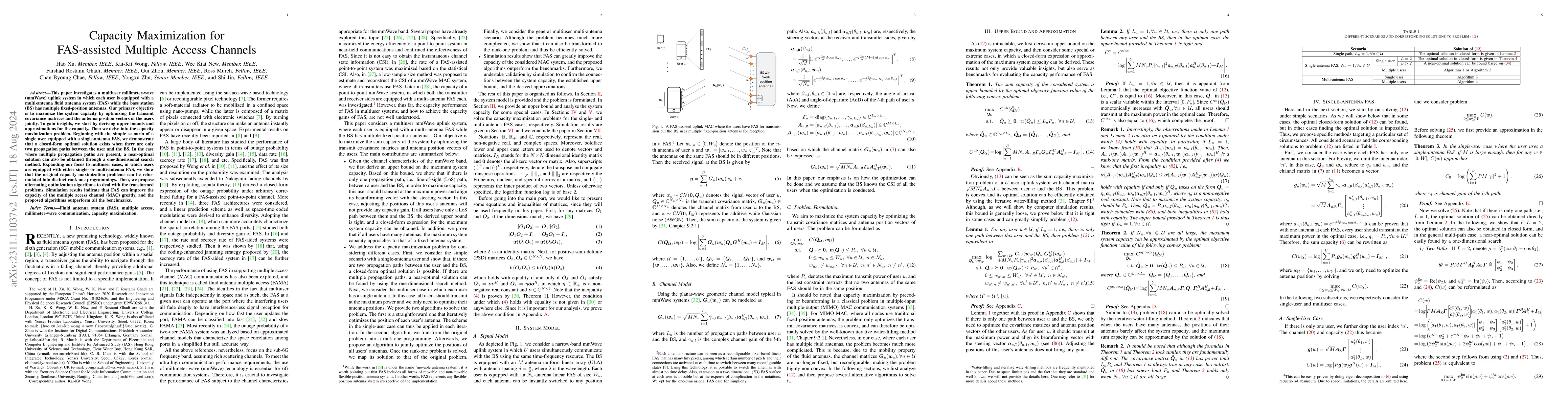 Thumbnail for Capacity Maximization for FAS-assisted Multiple Access Channels