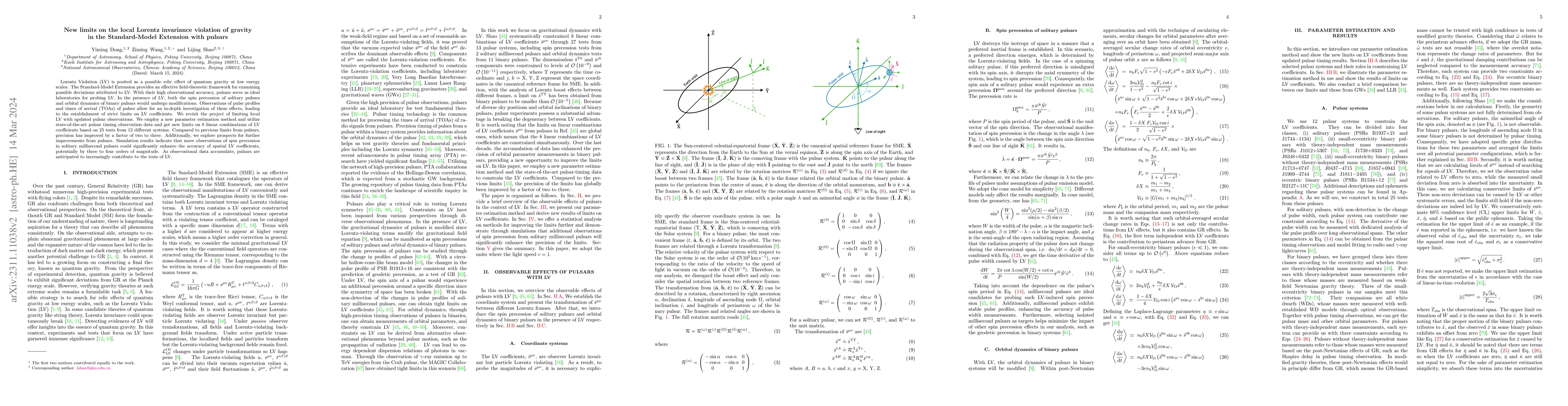 Thumbnail for New limits on the local Lorentz invariance violation of gravity in the
  Standard-Model Extension with pulsars