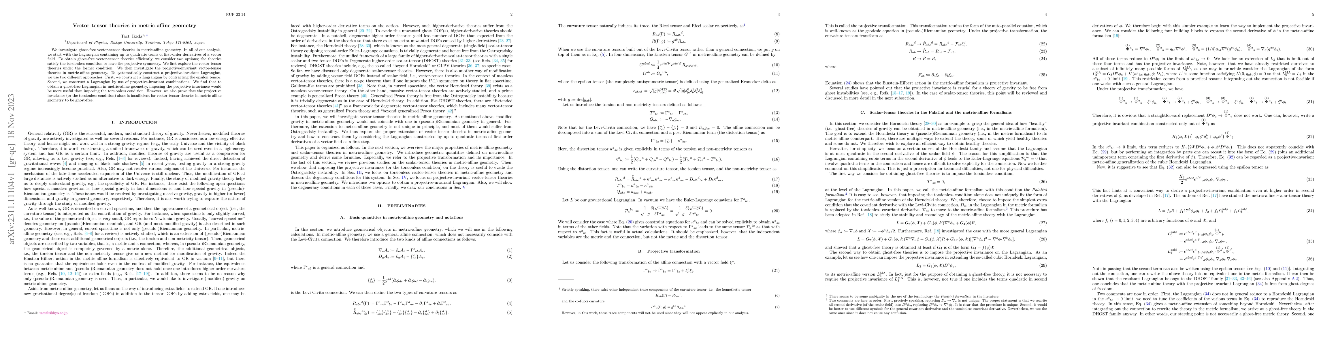 Thumbnail for Vector-tensor theories in metric-affine geometry