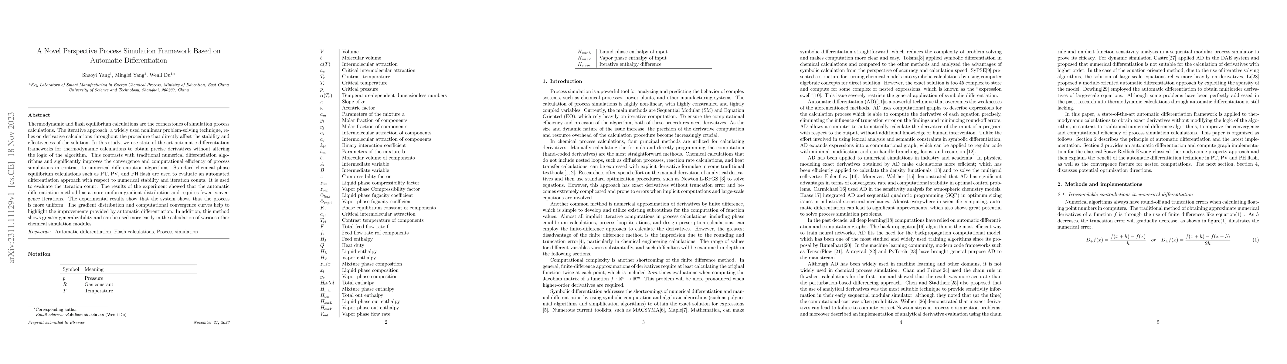 Thumbnail for A Novel Perspective Process Simulation Framework Based on Automatic
  Differentiation