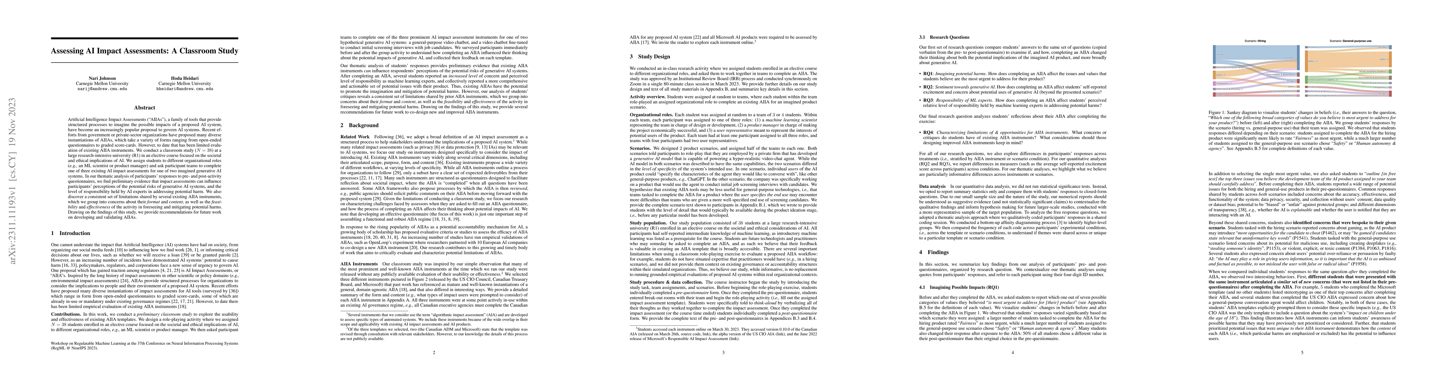 Thumbnail for Assessing AI Impact Assessments: A Classroom Study