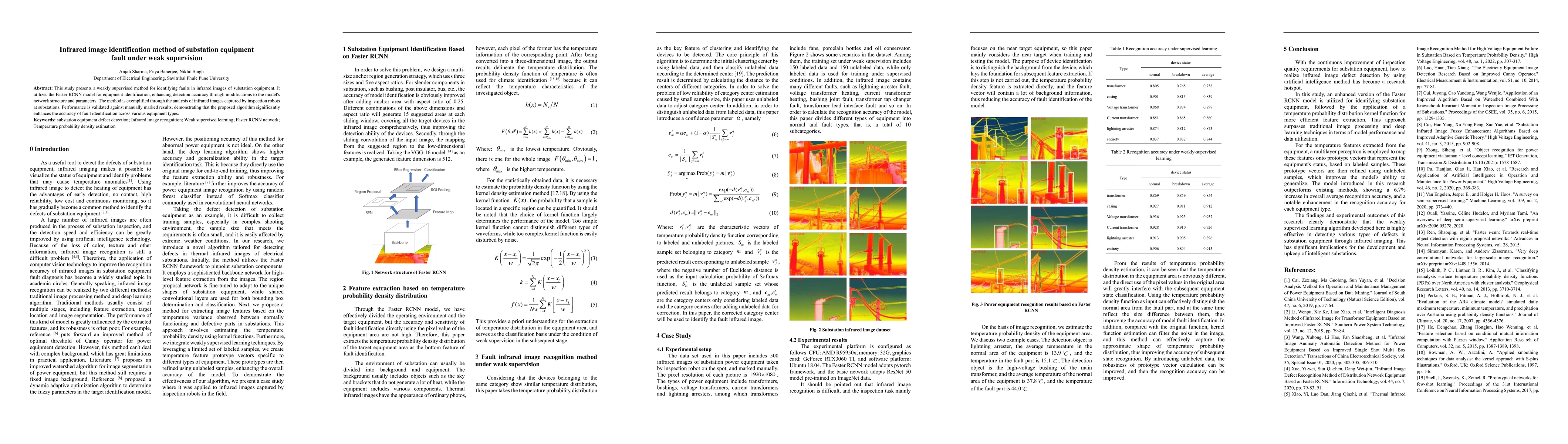 Thumbnail for Infrared image identification method of substation equipment fault under
  weak supervision