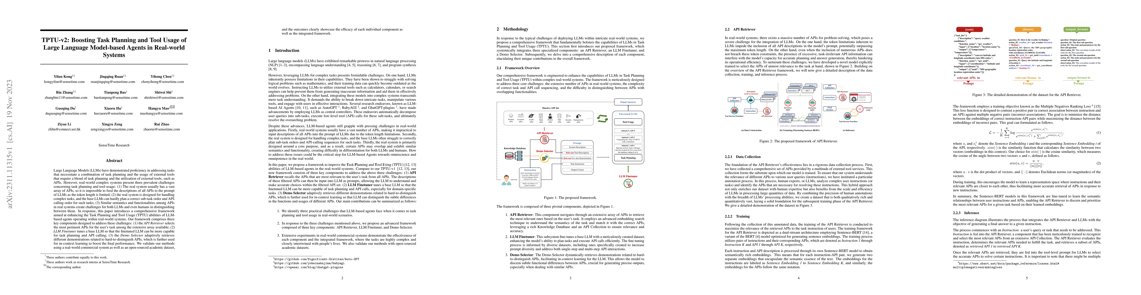 Thumbnail for TPTU-v2: Boosting Task Planning and Tool Usage of Large Language
  Model-based Agents in Real-world Systems