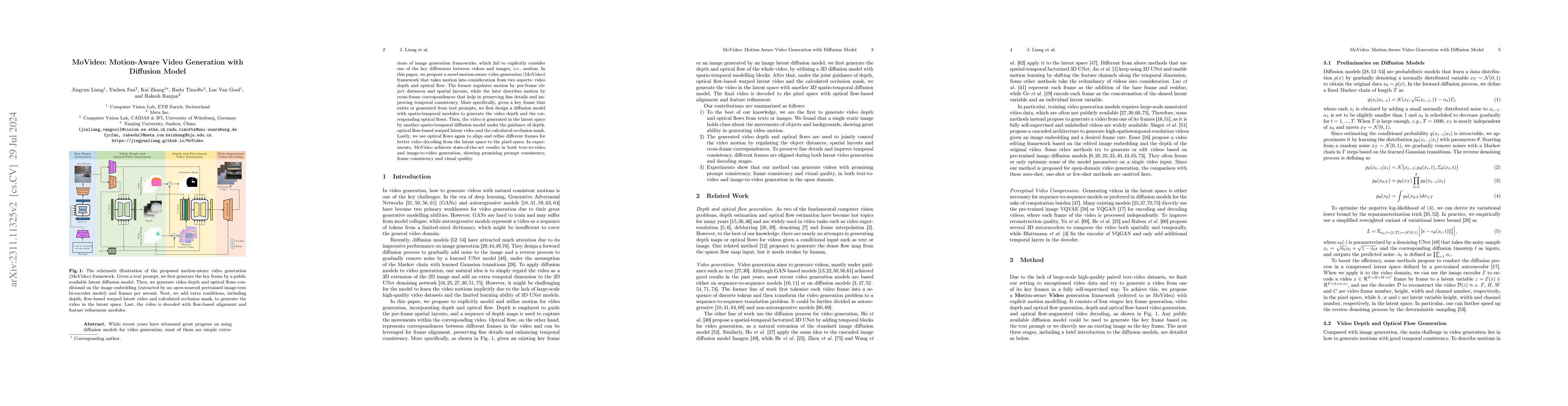 Thumbnail for MoVideo: Motion-Aware Video Generation with Diffusion Models