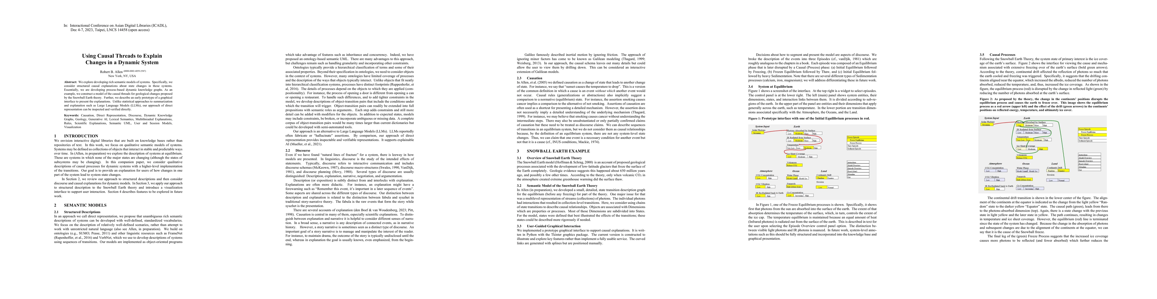 Thumbnail for Using Causal Threads to Explain Changes in a Dynamic System