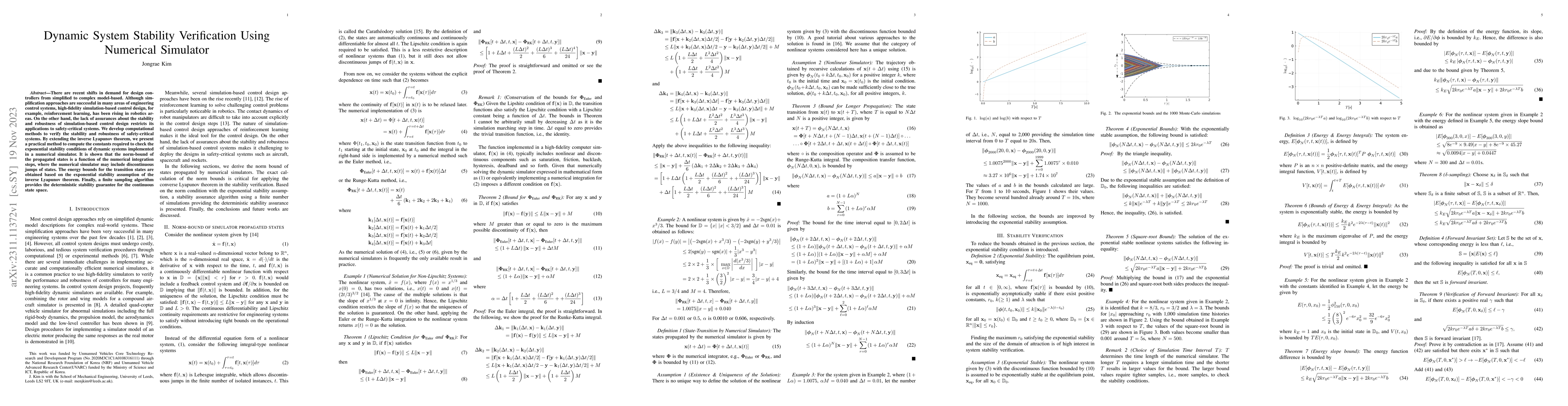Thumbnail for Dynamic System Stability Verification Using Numerical Simulator