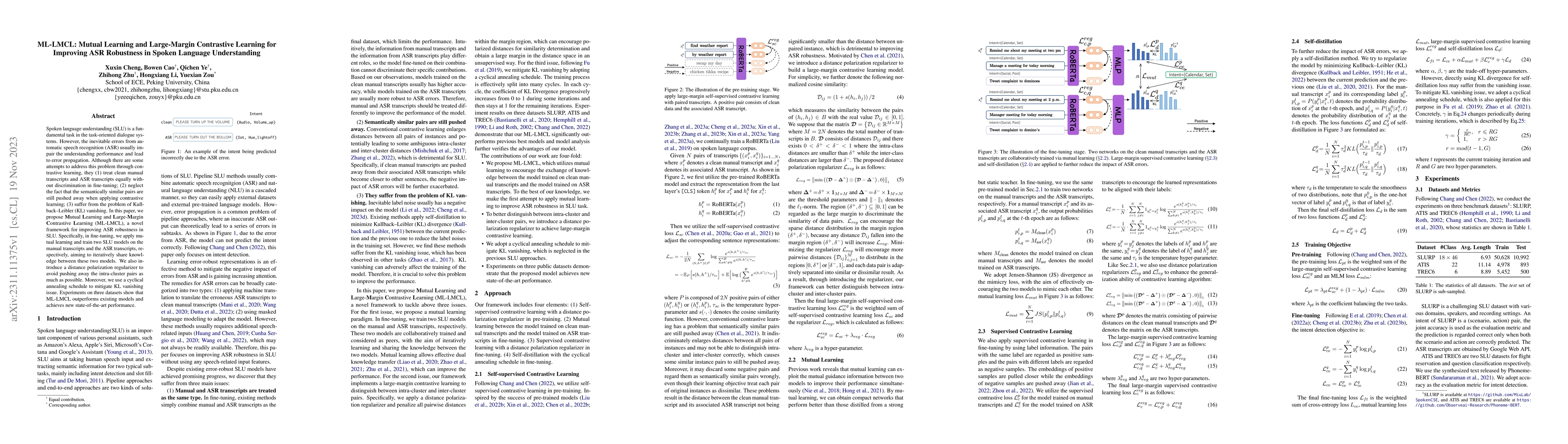 Thumbnail for ML-LMCL: Mutual Learning and Large-Margin Contrastive Learning for
  Improving ASR Robustness in Spoken Language Understanding