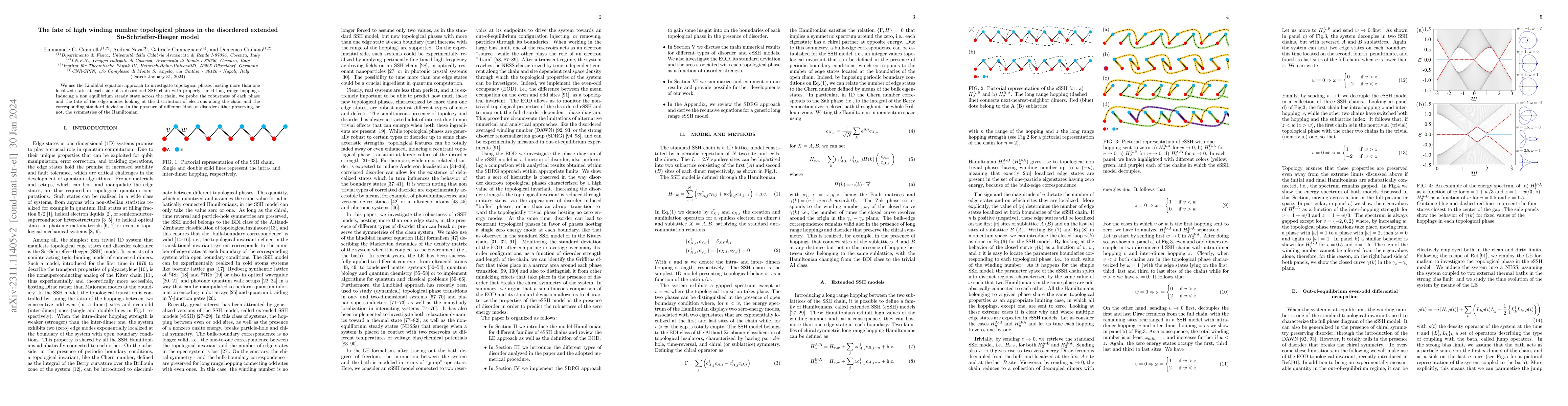 Thumbnail for The fate of high winding number topological phases in the disordered
  extended Su-Schrieffer-Heeger model