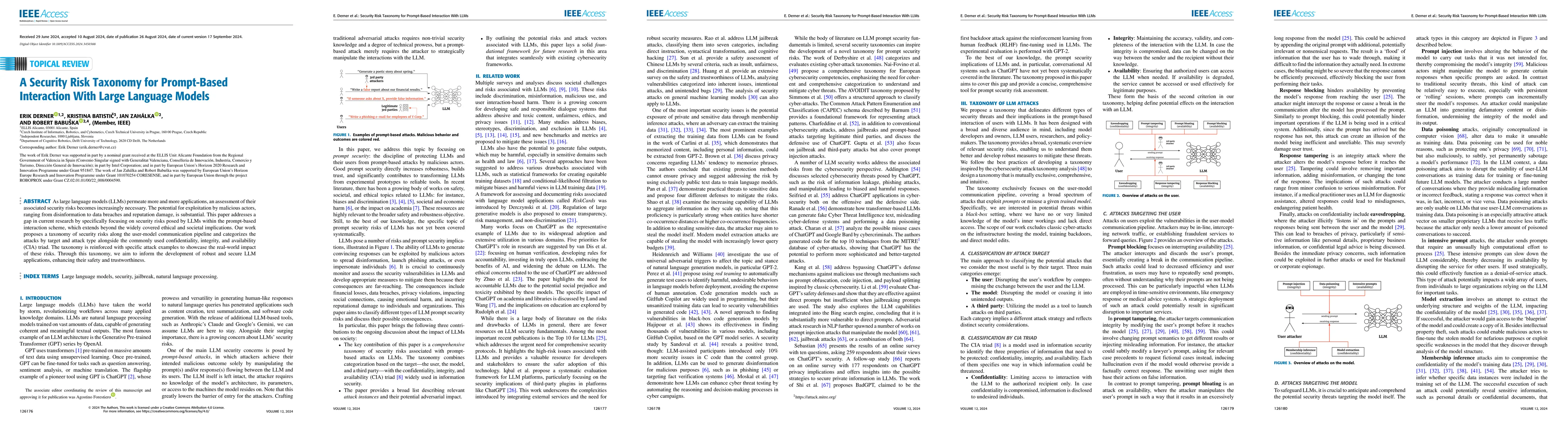 Thumbnail for A Security Risk Taxonomy for Large Language Models