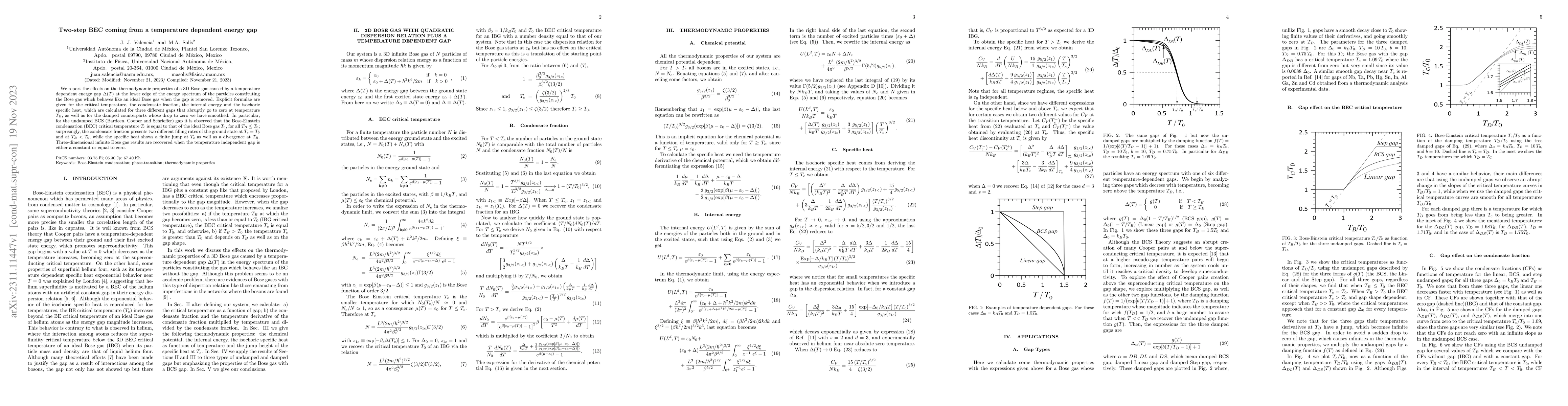 Thumbnail for Two-step BEC coming from a temperature dependent energy gap