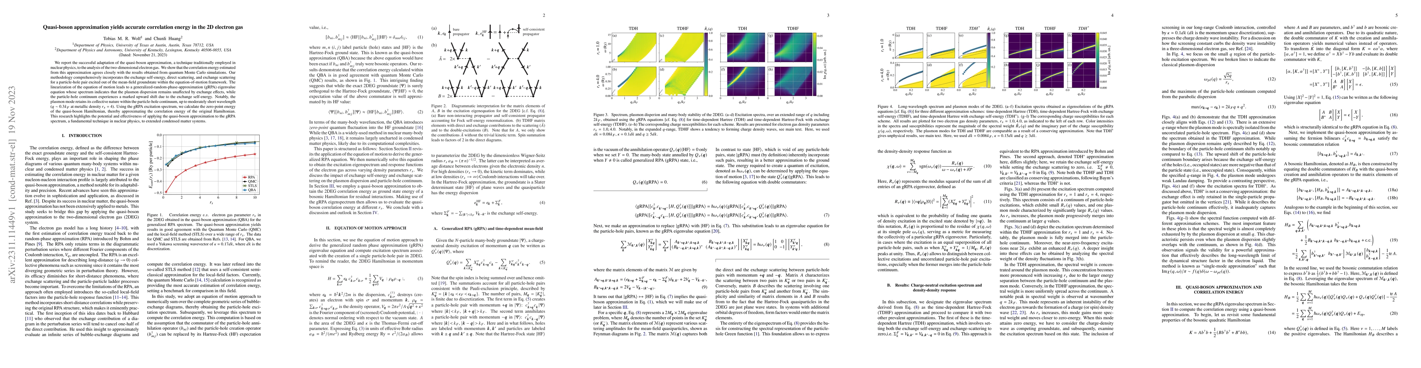 Thumbnail for Quasi-boson approximation yields accurate correlation energy in the 2D
  electron gas