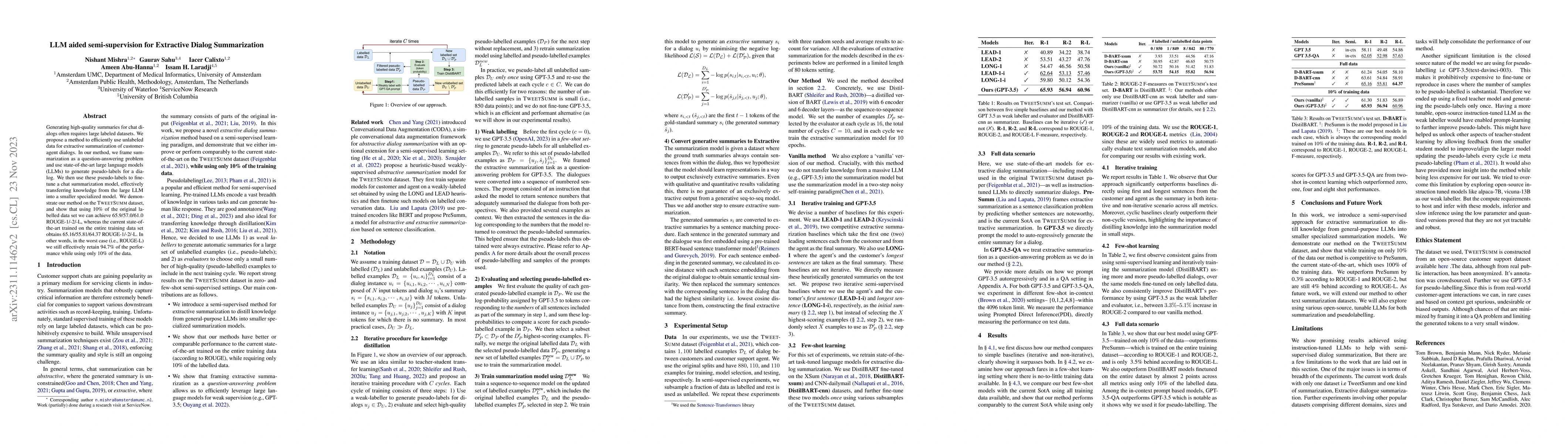 Thumbnail for LLM aided semi-supervision for Extractive Dialog Summarization