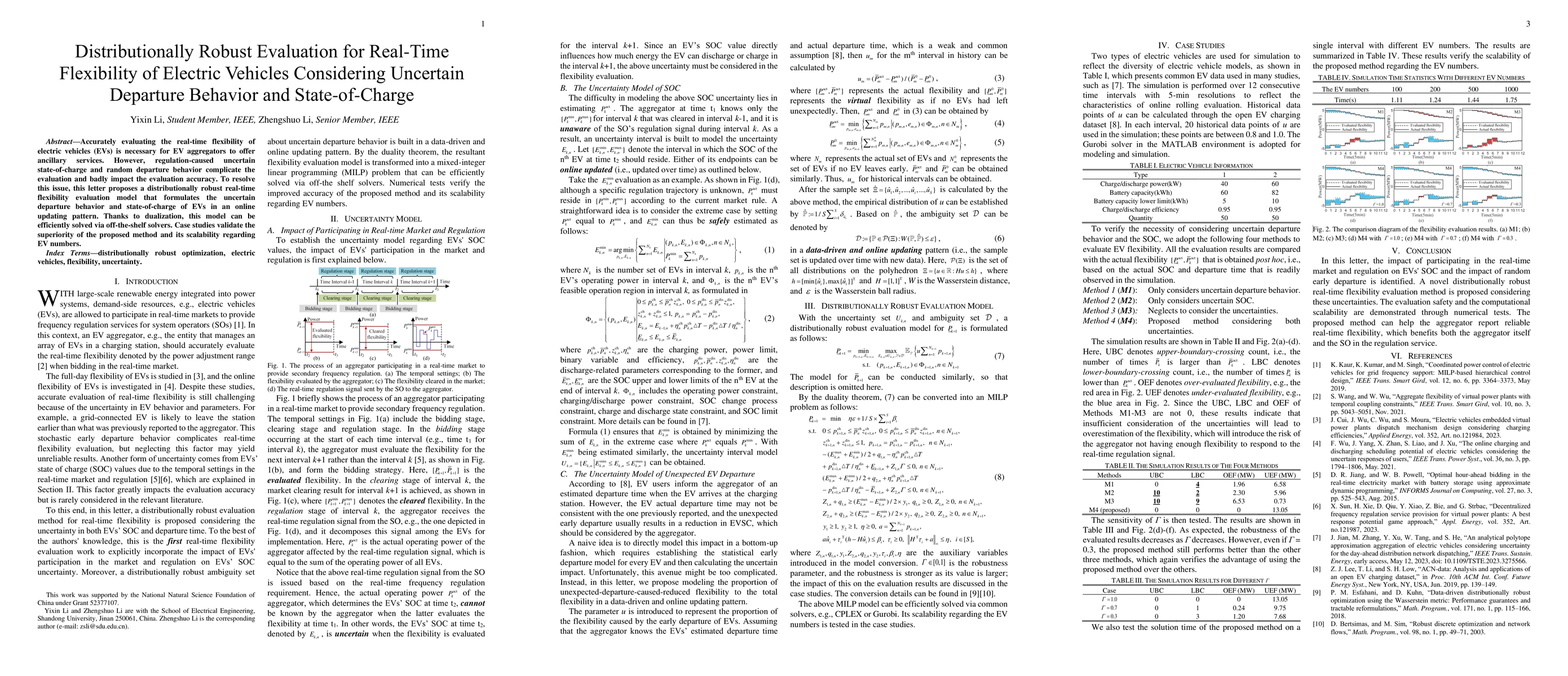 Thumbnail for Distributionally Robust Evaluation for Real-Time Flexibility of Electric
  Vehicles Considering Uncertain Departure Behavior and State-of-Charge