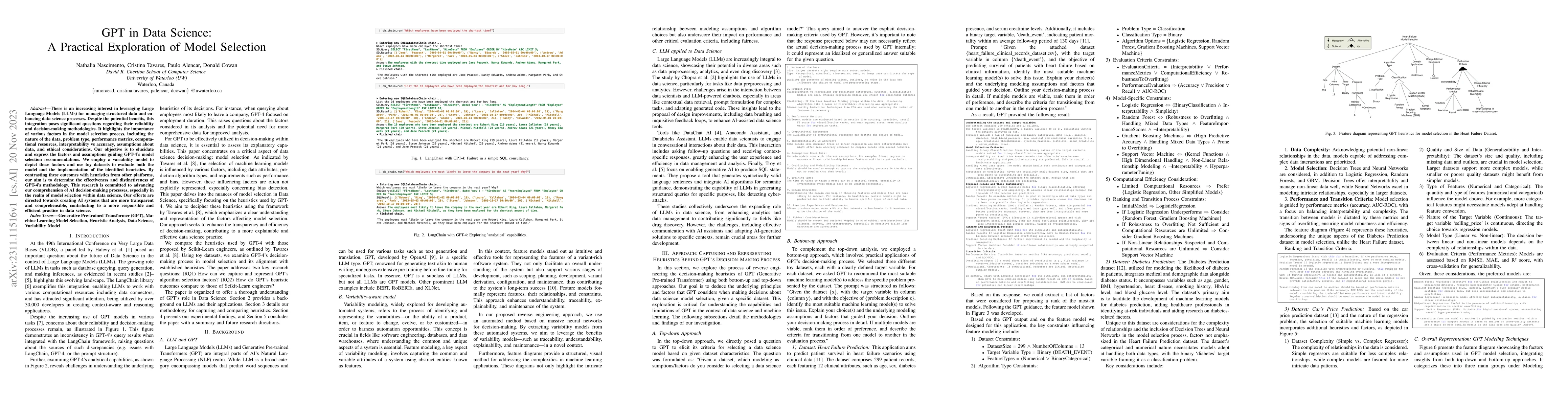 Thumbnail for GPT in Data Science: A Practical Exploration of Model Selection