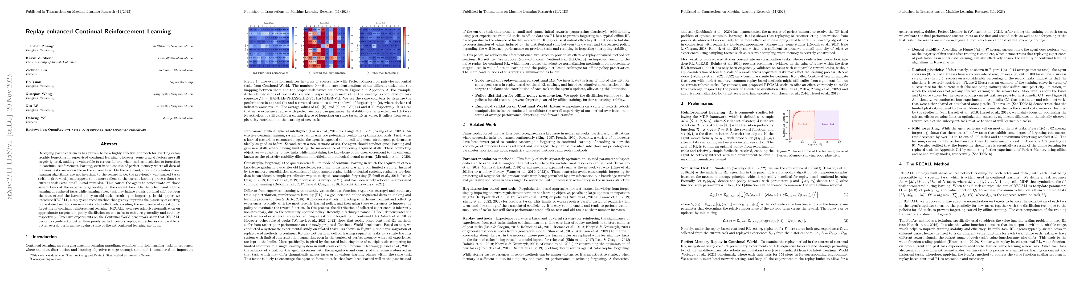 Thumbnail for Replay-enhanced Continual Reinforcement Learning