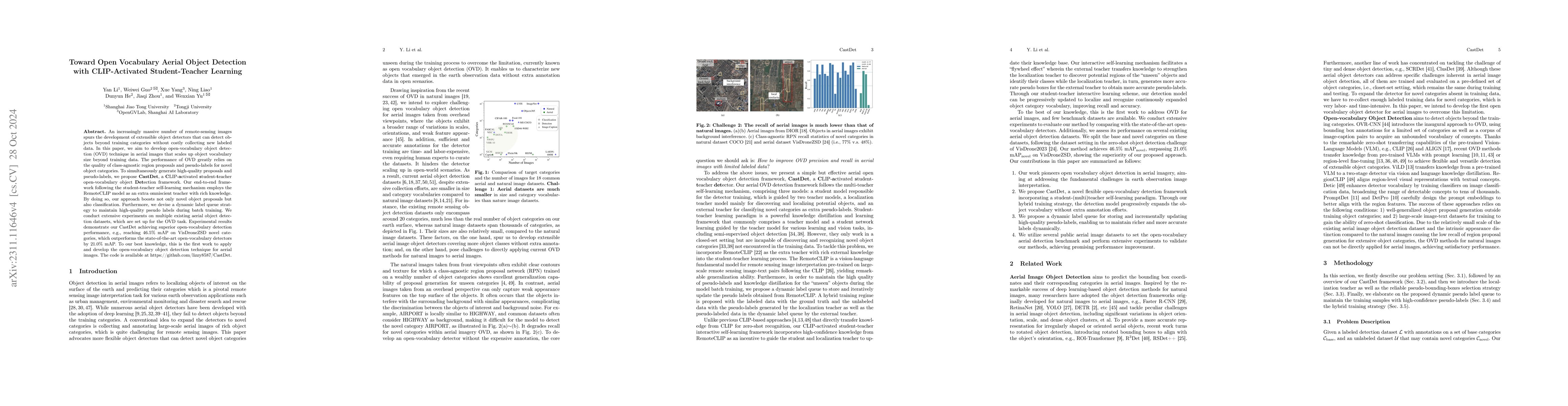 Thumbnail for Toward Open Vocabulary Aerial Object Detection with CLIP-Activated
  Student-Teacher Learning