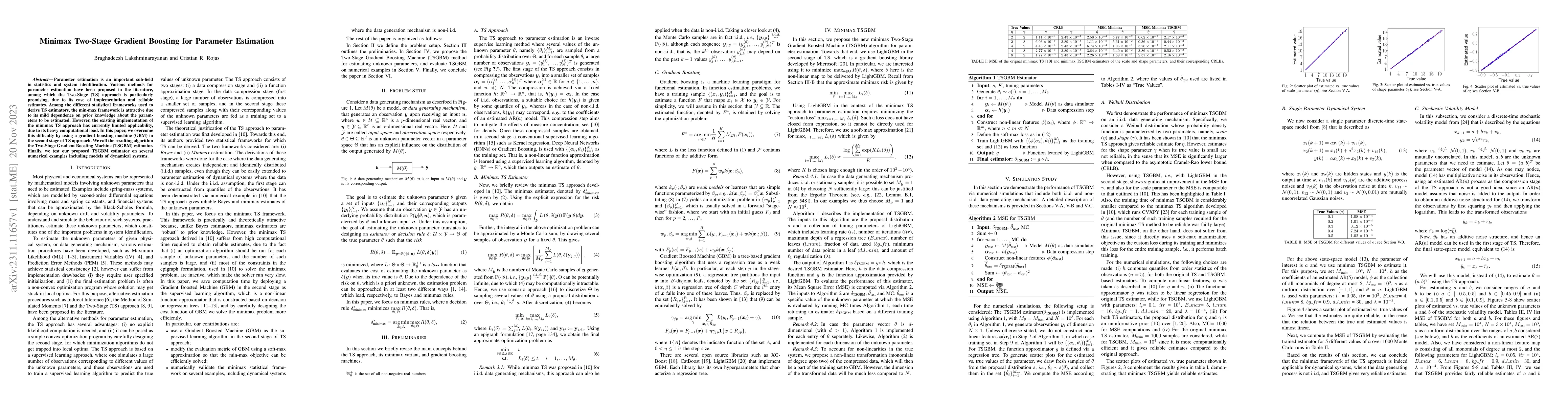 Thumbnail for Minimax Two-Stage Gradient Boosting for Parameter Estimation