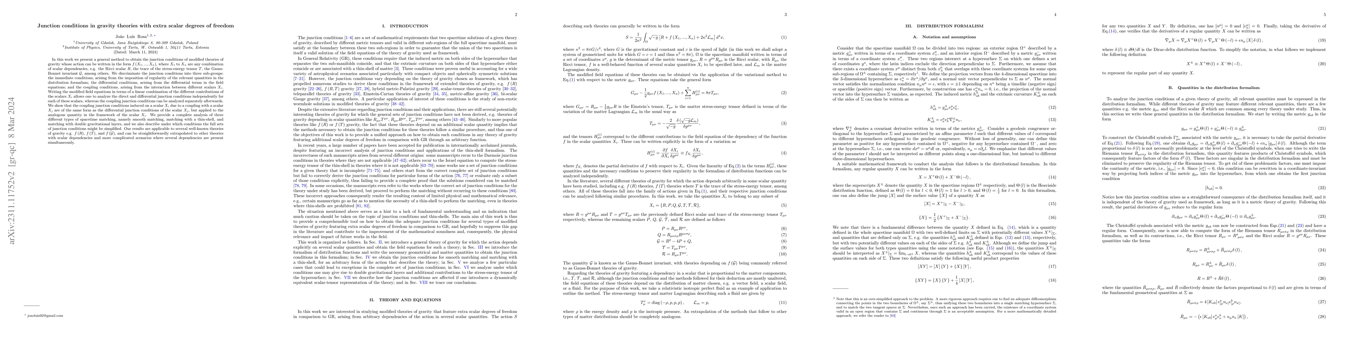 Thumbnail for Junction conditions in gravity theories with extra scalar degrees of
  freedom