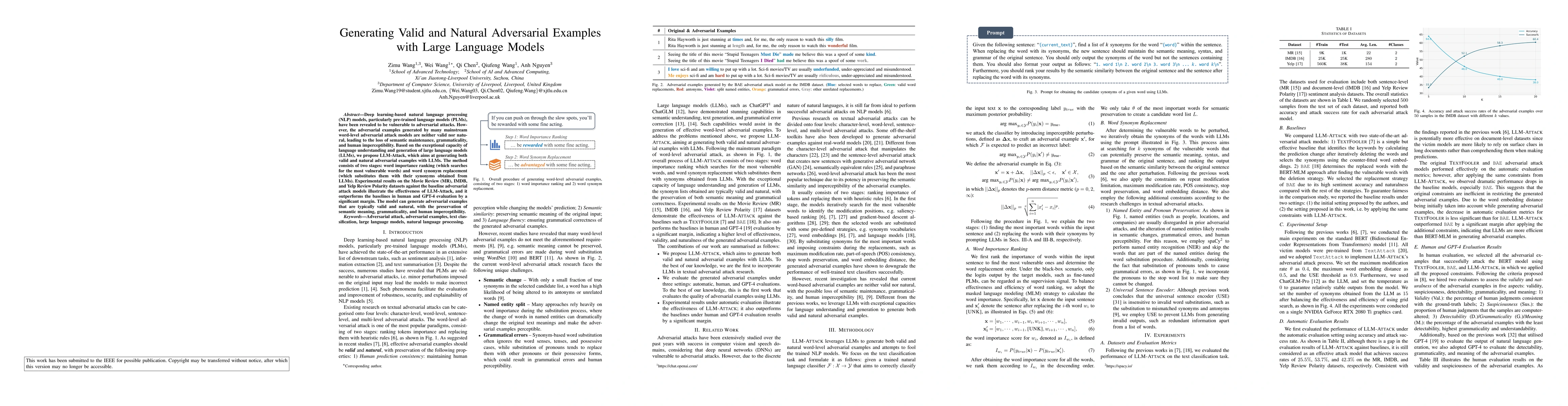 Thumbnail for Generating Valid and Natural Adversarial Examples with Large Language
  Models