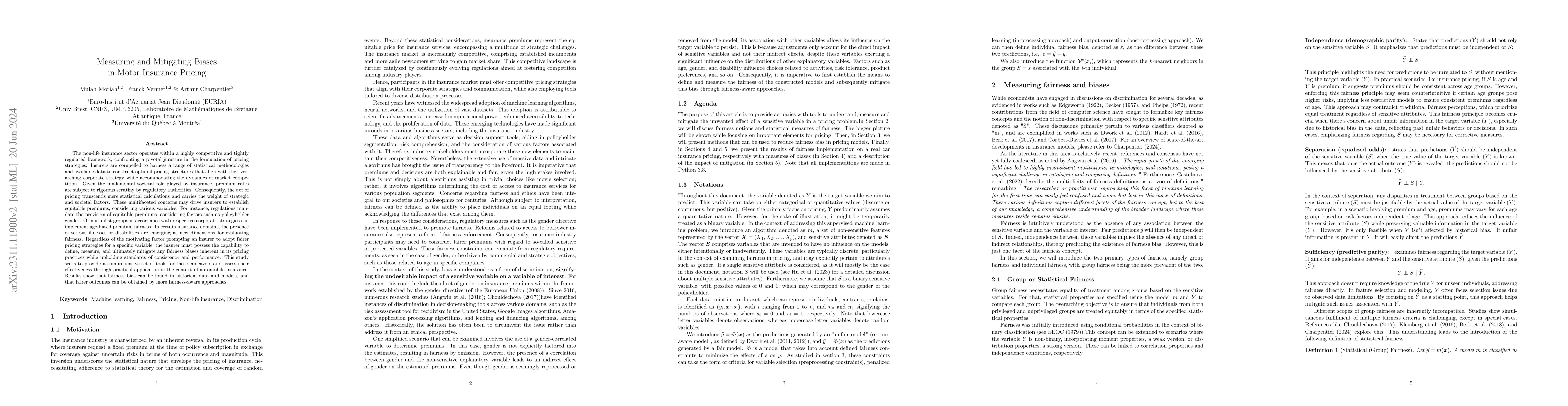 Thumbnail for Measuring and Mitigating Biases in Motor Insurance Pricing