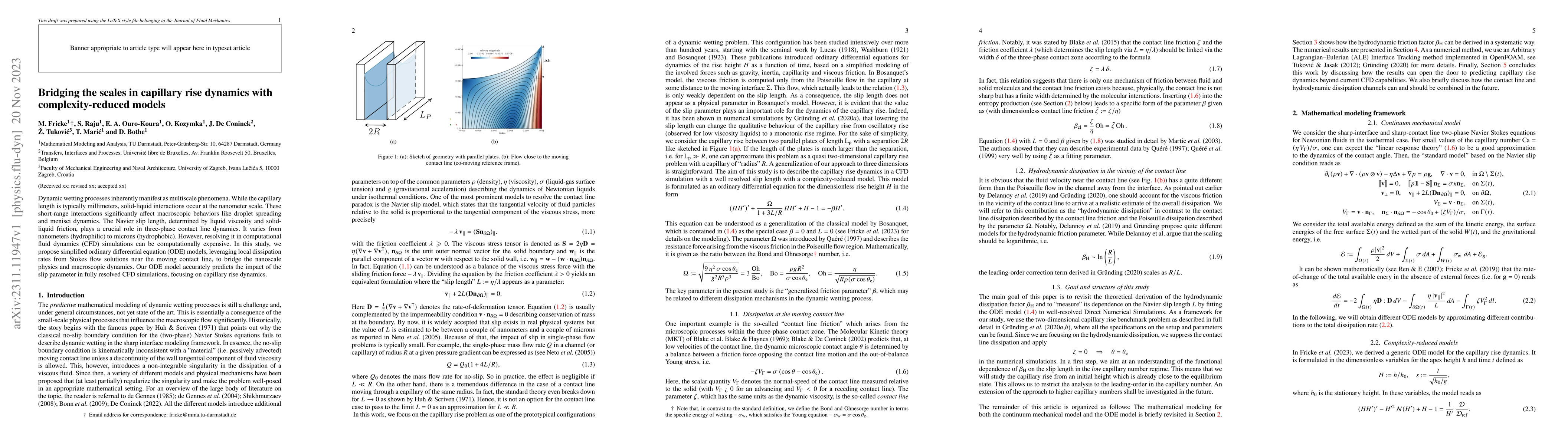 Thumbnail for Bridging the scales in capillary rise dynamics with complexity-reduced
  models
