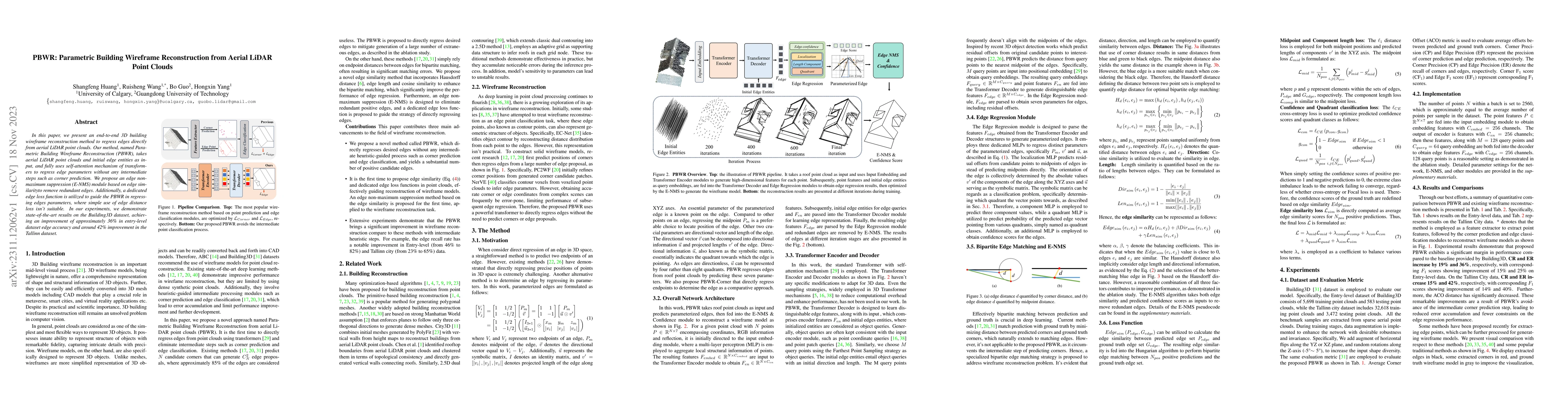 Thumbnail for PBWR: Parametric Building Wireframe Reconstruction from Aerial LiDAR
  Point Clouds