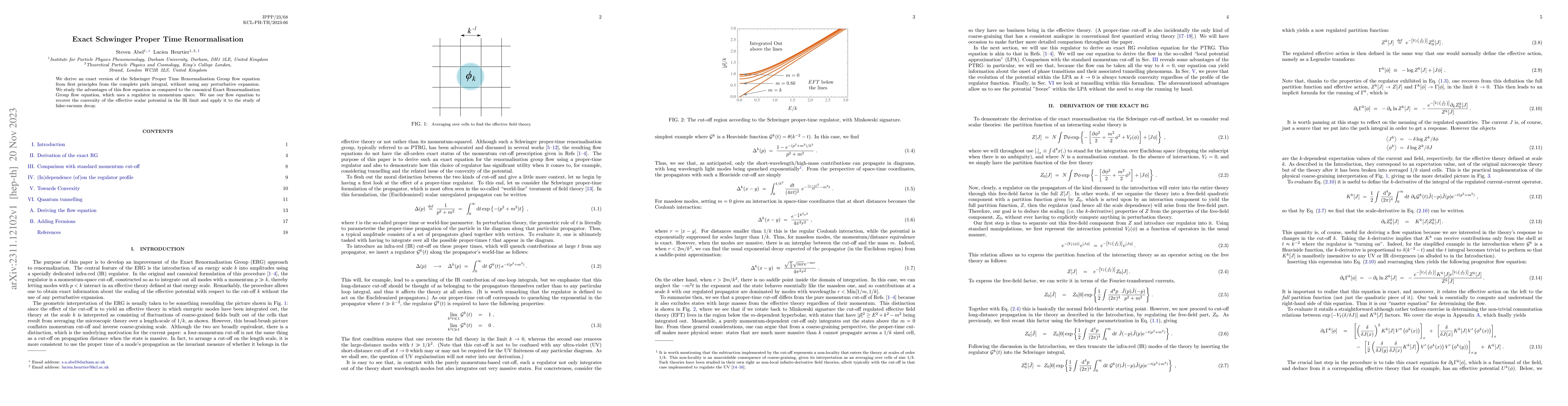 Thumbnail for Exact Schwinger Proper Time Renormalisation