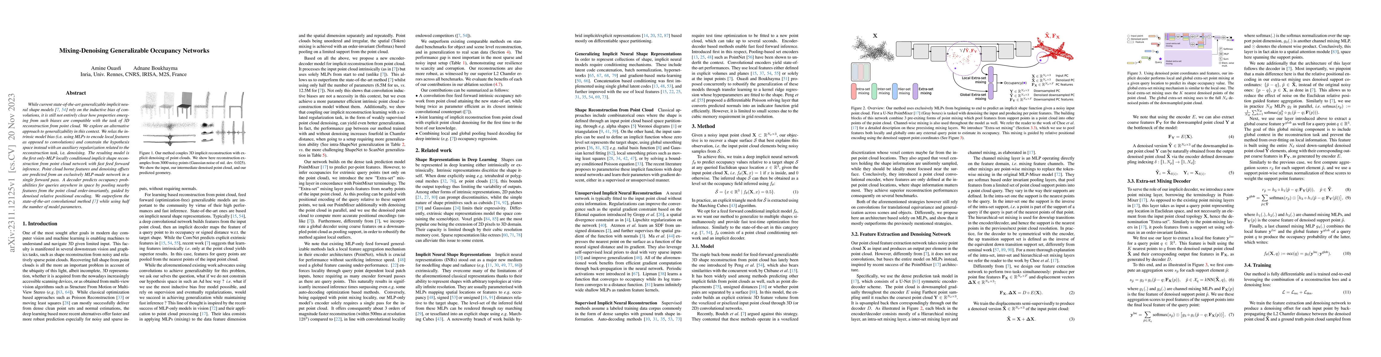 Thumbnail for Mixing-Denoising Generalizable Occupancy Networks