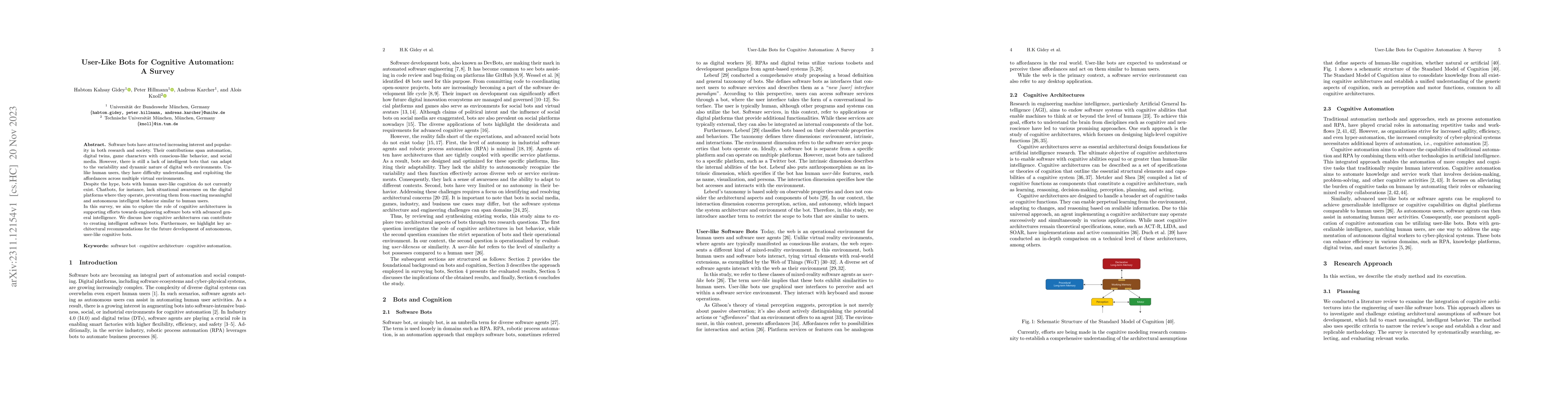 Thumbnail for User-Like Bots for Cognitive Automation: A Survey