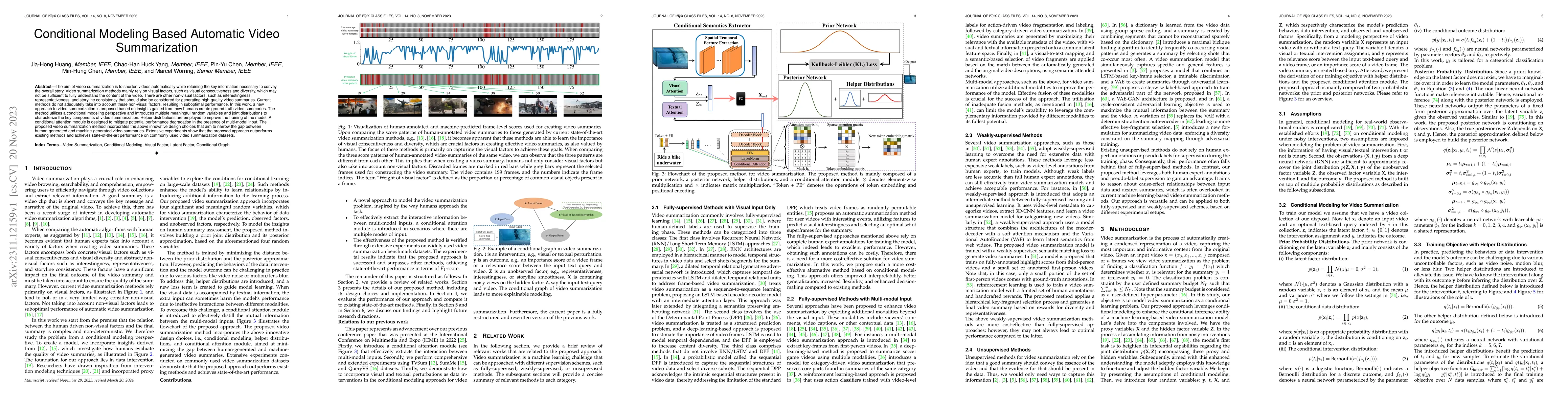 Thumbnail for Conditional Modeling Based Automatic Video Summarization
