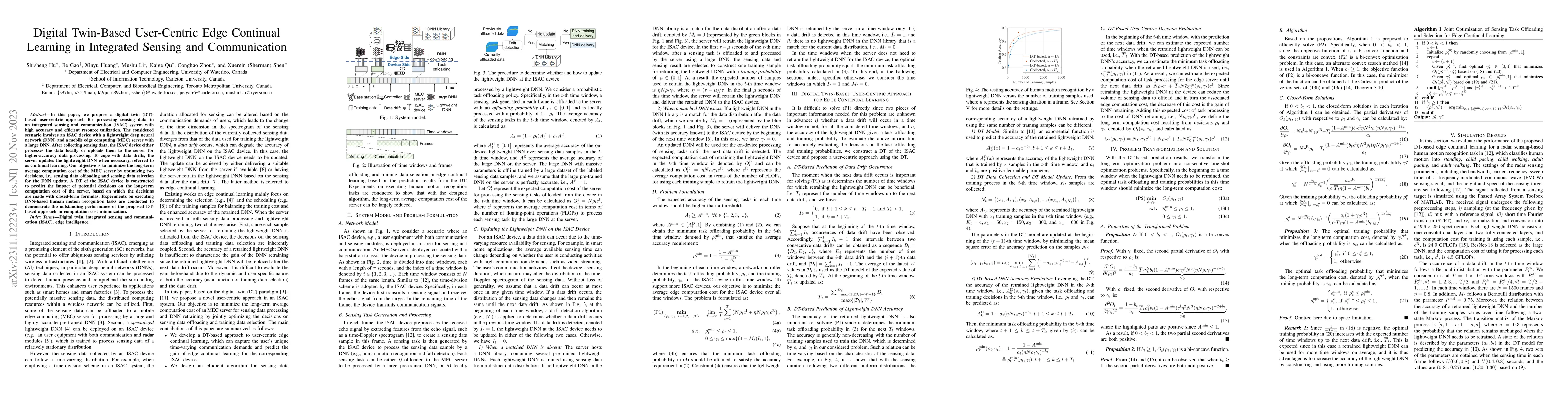 Thumbnail for Digital Twin-Based User-Centric Edge Continual Learning in Integrated
  Sensing and Communication