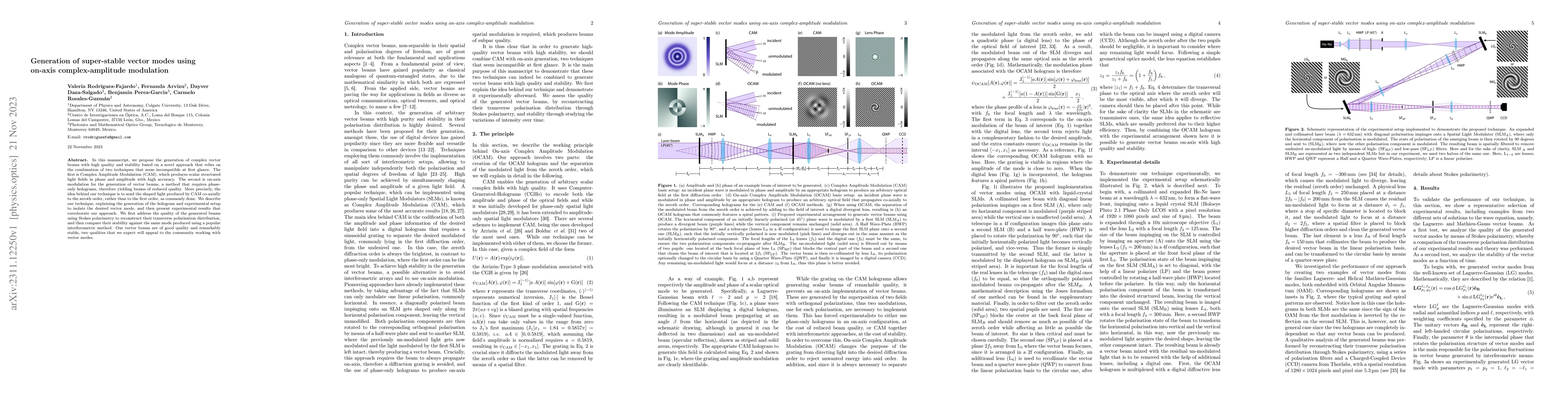 Thumbnail for Generation of super-stable vector modes using on-axis complex-amplitude
  modulation