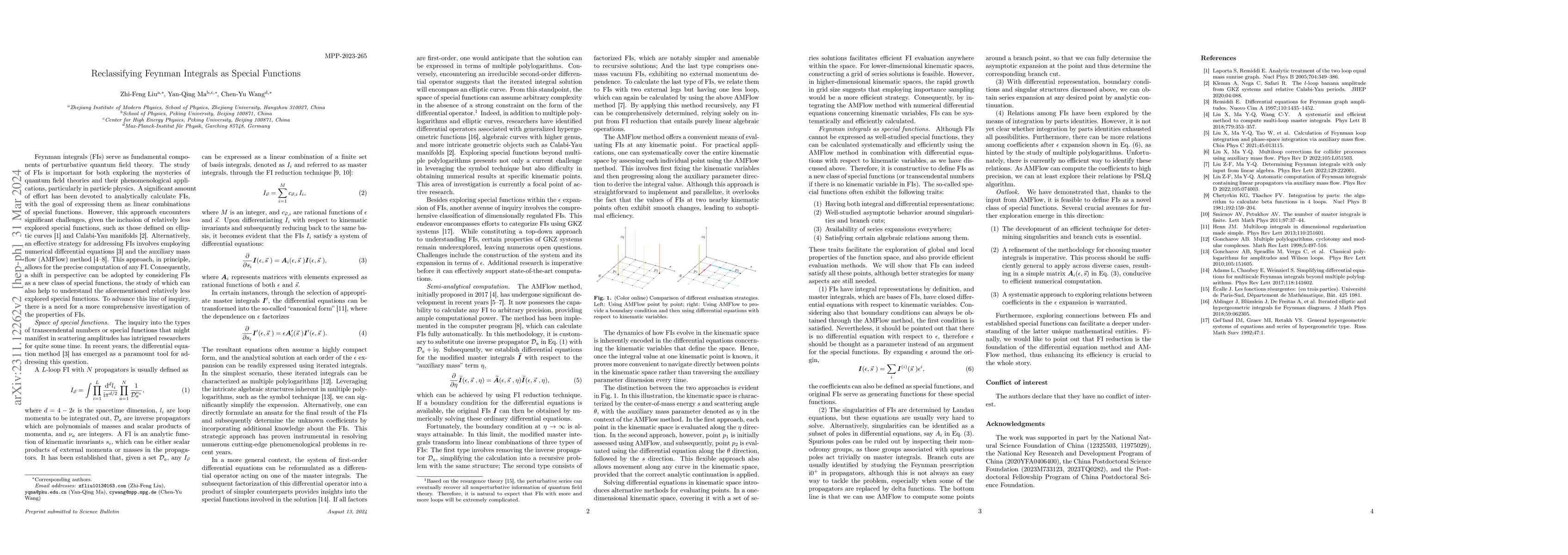 Thumbnail for Reclassifying Feynman integrals as special functions