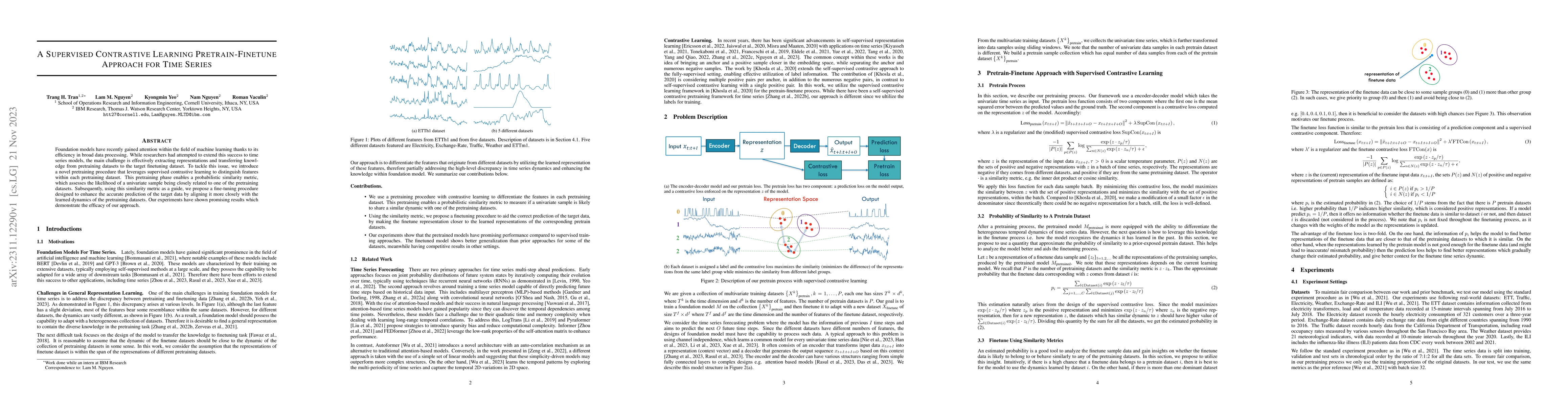 Thumbnail for A Supervised Contrastive Learning Pretrain-Finetune Approach for Time
  Series